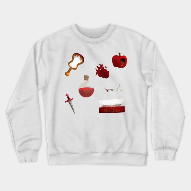 Snow White Crewneck Sweatshirt by MSBoydston